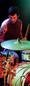 Drummer at work